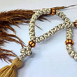 Молитовні чотки з вузлів (сутаж, 50), фото 3