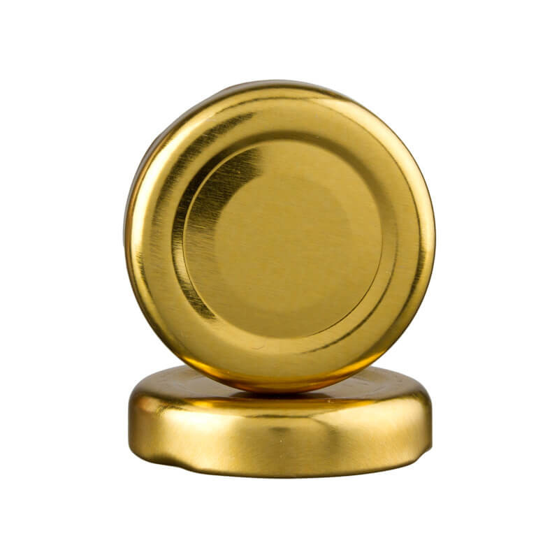 Кришка для консервації Твіст 48 мм золота 10 шт