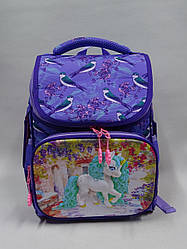 Каркасний шкільний рюкзак гуртом 24*33 см. серії "Gold" №12946