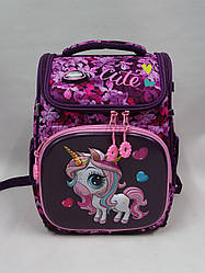 Каркасний шкільний рюкзак гуртом 24*33 см. серії "Gold" №12947