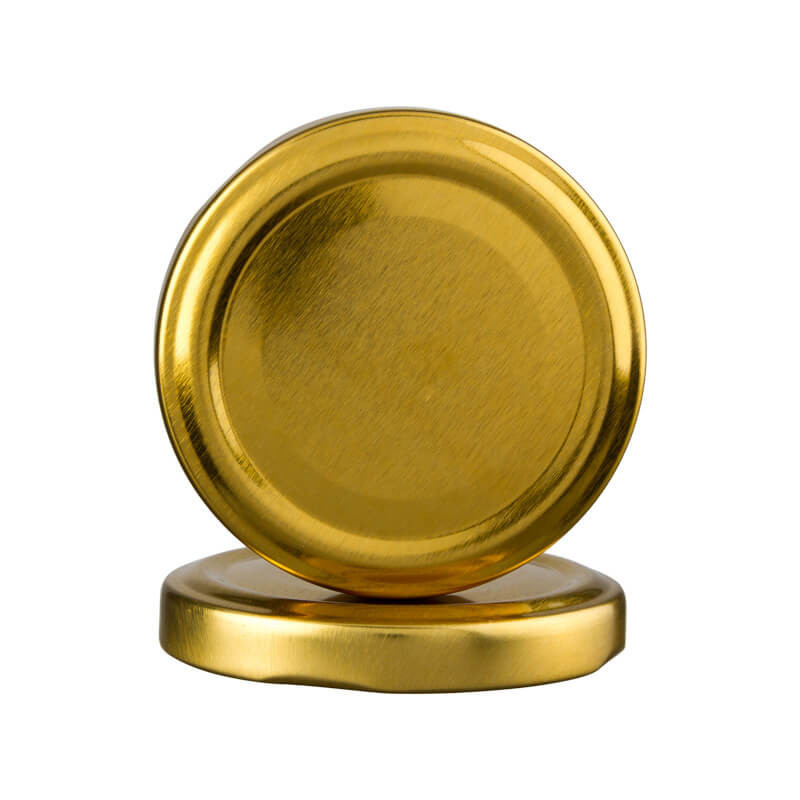 Кришка для консервації Твіст 63 мм золота 10 шт