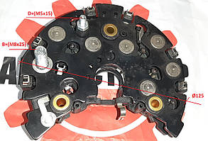 Діодний міст DAEWOO, SSANGYONG KORANDO, MUSSO, MERCEDES 180,200, 220, 230, 280, 300 310, 320, 420, 500, 600