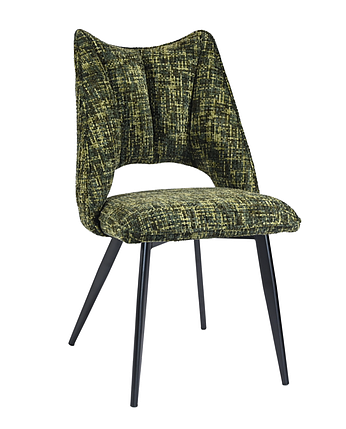 Стілець M-217 тканина форест + ніжки чорні TM Vetro Mebel, фото 1