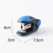 Компактний степлер до 10 аркушів Sultani 7.5x3x4 см, фото 7