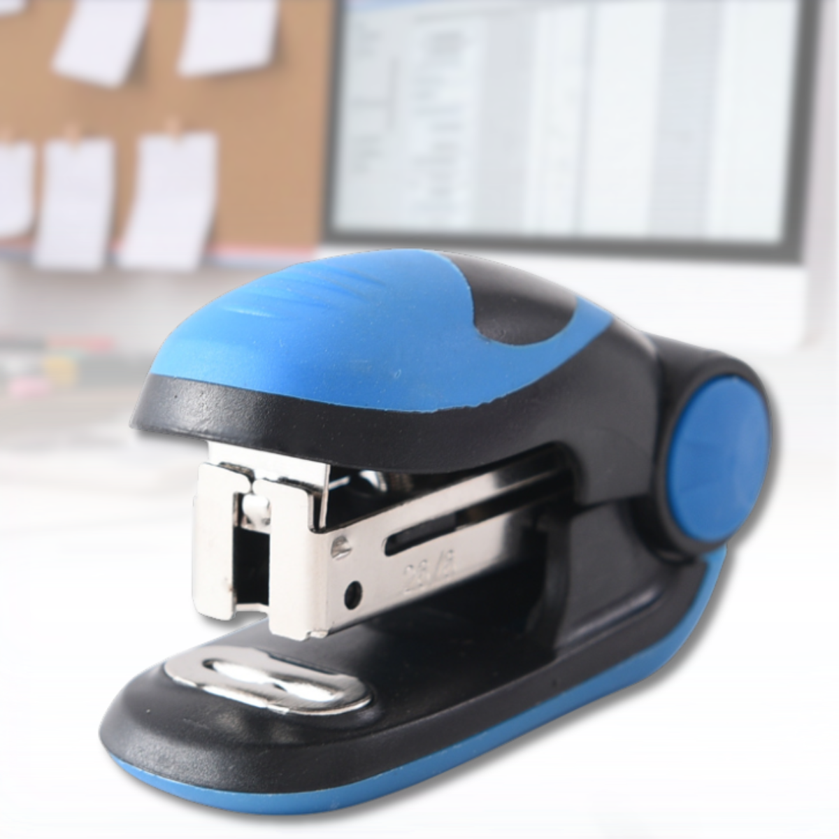 Компактний степлер до 10 аркушів Sultani 7.5x3x4 см, фото 1