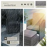 Меблі для відпочинку з ротанга Palermo, світло-сірий колір, фото 7