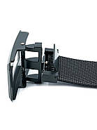 Ремінь тканинний двосторонній Weatro 3,8 х 120 см Синій + Чорний, фото 5