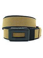 Ремінь тканинний двосторонній Weatro 3,8 х 120 см Койот + Чорний, фото 3