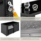 Ротангові меблі на терасу Palermo, темно-сірий колір, фото 8