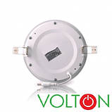 Стельовий світильник LED 12 W R 6400 K вбудований, фото 3