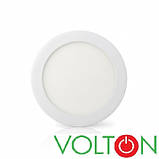 Стельовий світильник LED 12 W R 6400 K вбудований, фото 2