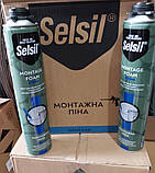 Піна поліуретанова монтажна професійна однокомпонентна Selsil SELFOAM 750 мл/750 г, фото 6