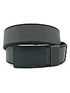 Ремінь тканинний двосторонній Weatro 3,8 х 120 см Сірий + Чорний, фото 2
