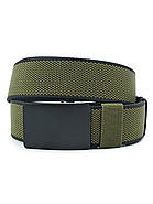 Ремінь тканинний двосторонній Weatro 3,8 х 120 см Хакі + Чорний, фото 2