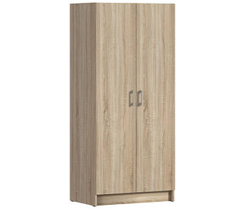 Шафа гардеробна, стелаж для одягу, етажерка, колір Дуб Сонома