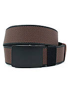 Ремінь тканинний двосторонній Weatro 3,8 х 120 см Коричневий + Чорний, фото 2