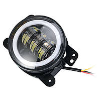 Фары противотуманные 60W 4 дюйма с ДХО и поворотами (2 шт) DAF, фото 7