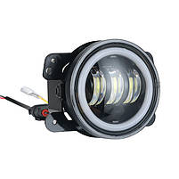 Фары противотуманные 60W 4 дюйма с ДХО и поворотами (2 шт) DAF, фото 8