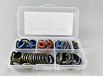 Набор металлорезиновых шайб с уплотнителями 6–16 мм 100 шт ATP2187, фото 10