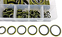 Набір металогумових шайб з ущільнювачами 150 шт (6-24 мм), фото 3