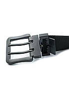 Ремінь тканинний двосторонній Weatro 3,8 х 120 см Хакі + Чорний, фото 4