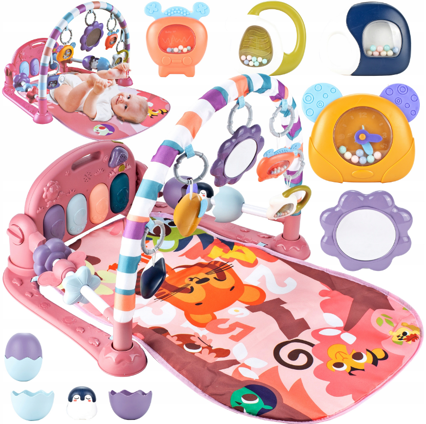 Розвивальний килимок із піаніно 60x76см MalPlay (Польща), фото 1