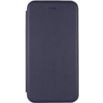 Шкіряний чохол-книжка Classy для Apple iPhone 13 (6.1") Navy Blue