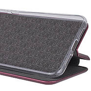 Шкіряний чохол-книжка Classy для Xiaomi Redmi 4X Maroon, фото 4