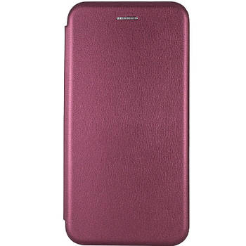Шкіряний чохол-книжка Classy для Oppo A17 / A17K Maroon