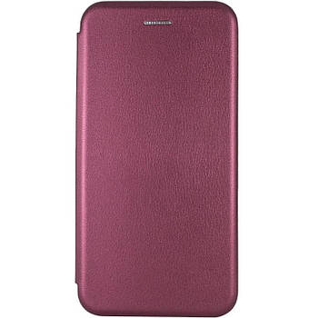 Шкіряний чохол-книжка Classy для Realme C33 Maroon