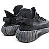 Жіночі кросівки Adidas Yeezy Boost 350 V2 Onyx Чорні Взуття Адідас Ізі Буст 350 текстиль підошва Буст весна літо, фото 5