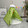 Дитячий намет вігвам 90x80x80 см KRO-110 Green зелений, фото 9
