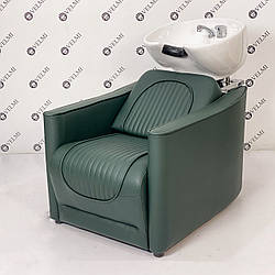 Крісла-мийки перукарська мийка для салонів краси мийка із кріслом Vincent і керамікою для миття голови