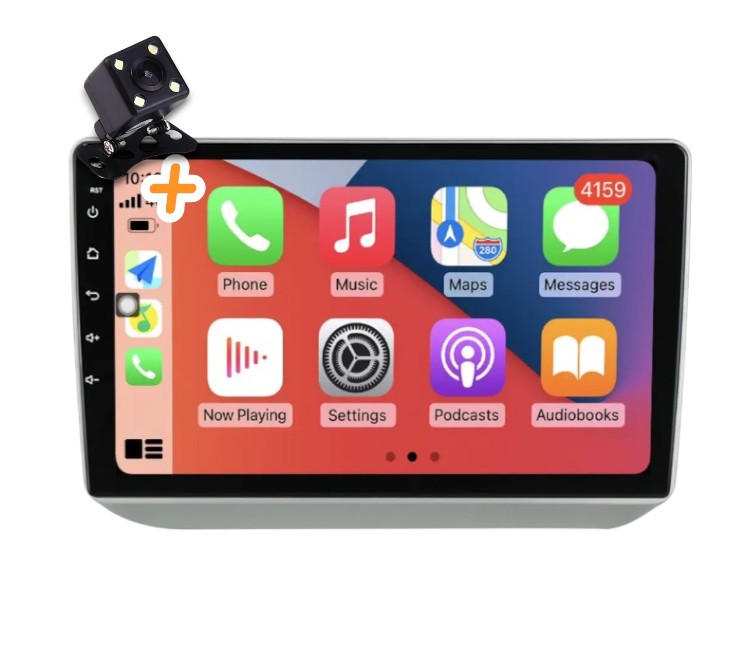 Магнітола для Skoda Fabia 2007-2014 Android 4/64 ГБ CarPlay 4G QLED, фото 1