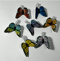 Набір цукрових прикрас Метелики веселкові 7 шт