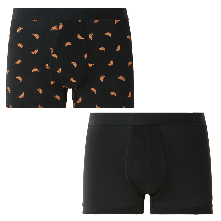 Труси-боксери LIVERGY, 2 штуки, розмір XL, колір чорний