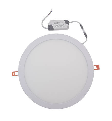 Світильник врізний LED Round Downlight 24W 220V 1700L 4000K Alum, фото 1