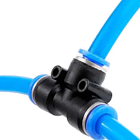 Набір пневматичних фітингів Т-подібних 24 шт. — універсальні з'єднання 6-12 мм, фото 3