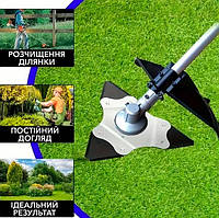 Насадка для мотокосы или триммера, для планового покоса травы или нежелательных сорняков