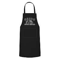 Кухонний фартух з друком "Обери свою зброю" (колір чорний) (28124)