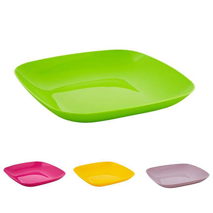 Тарілка Алеана неглибока квадратна 19х19х2.8 см, фото 1