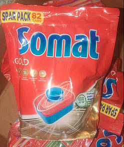 Капсули для посудомийної машини Somat Spar Pack 82 шт, XXL, оригінал
