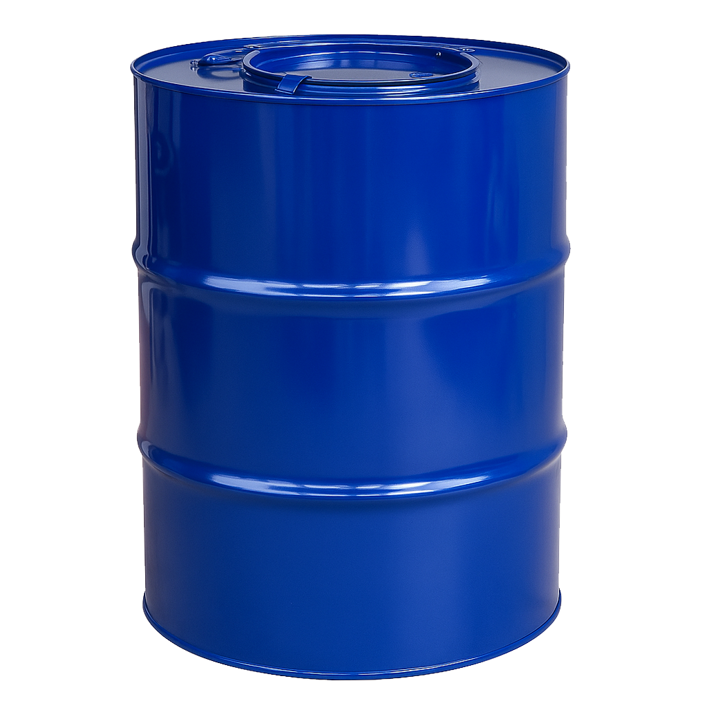 Бочка металева 50 літрів (з широкою горловиною), фото 1