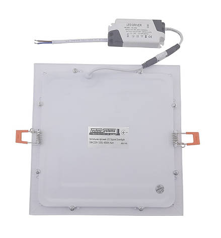 Світильник врізний LED Square Downlight 24W 220V 1700L 4000K Alum, фото 2