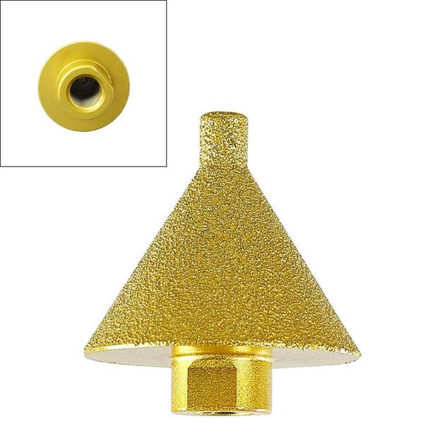 Конусна алмазна фреза М10 для оброблення каменю, кераміки, скла (9-38 мм)