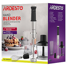 Ручний занурюваний блендерний набір HBG-1000WHCHC (3 в 1: подрібнювач, блендер, вінчик)