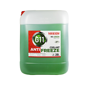 Антифриз MAXION 20L G11 -37°C GREEN