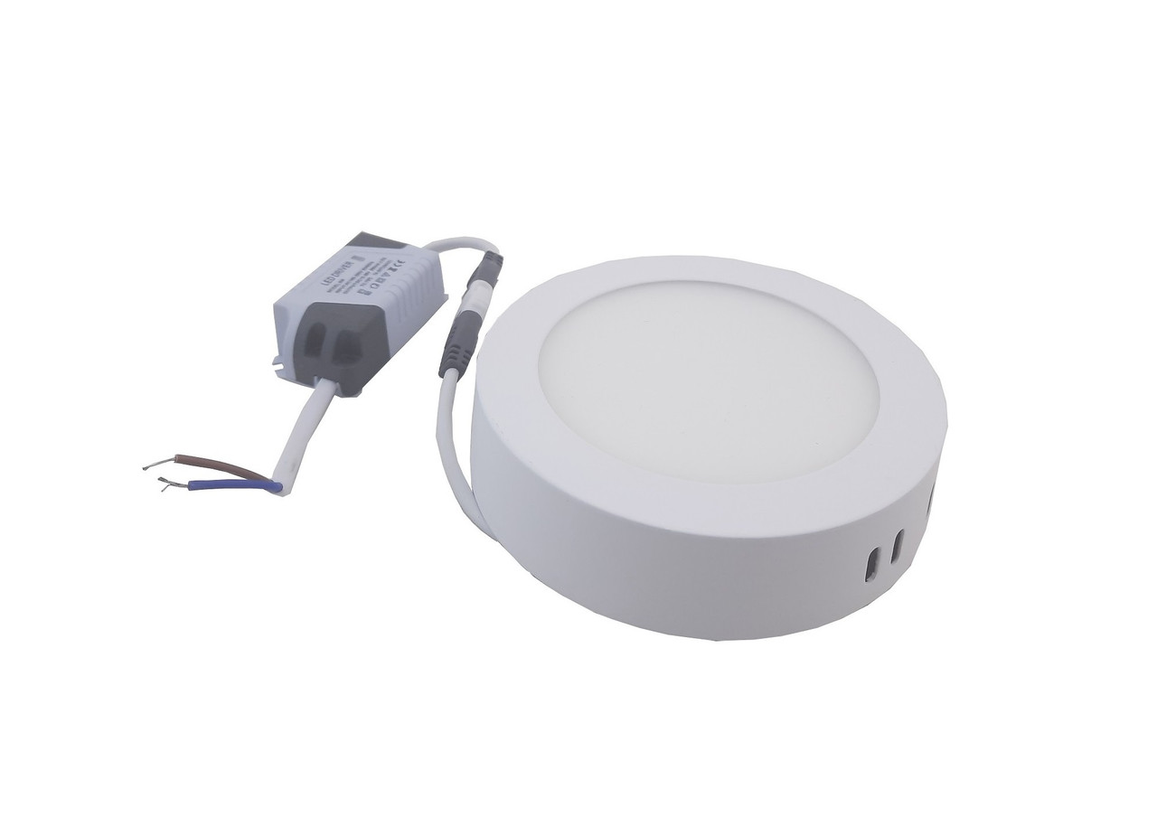 Світильник накладний LED Round Downlight 6W 220V 420L 4000K Alum