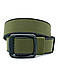 Ремінь тканинний двосторонній Weatro 3,8 х 120 см Хакі + Чорний, фото 2