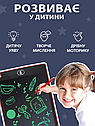 Дитяча дошка - планшет WToys LCD для малювання та записів 87166 Червоний, фото 4